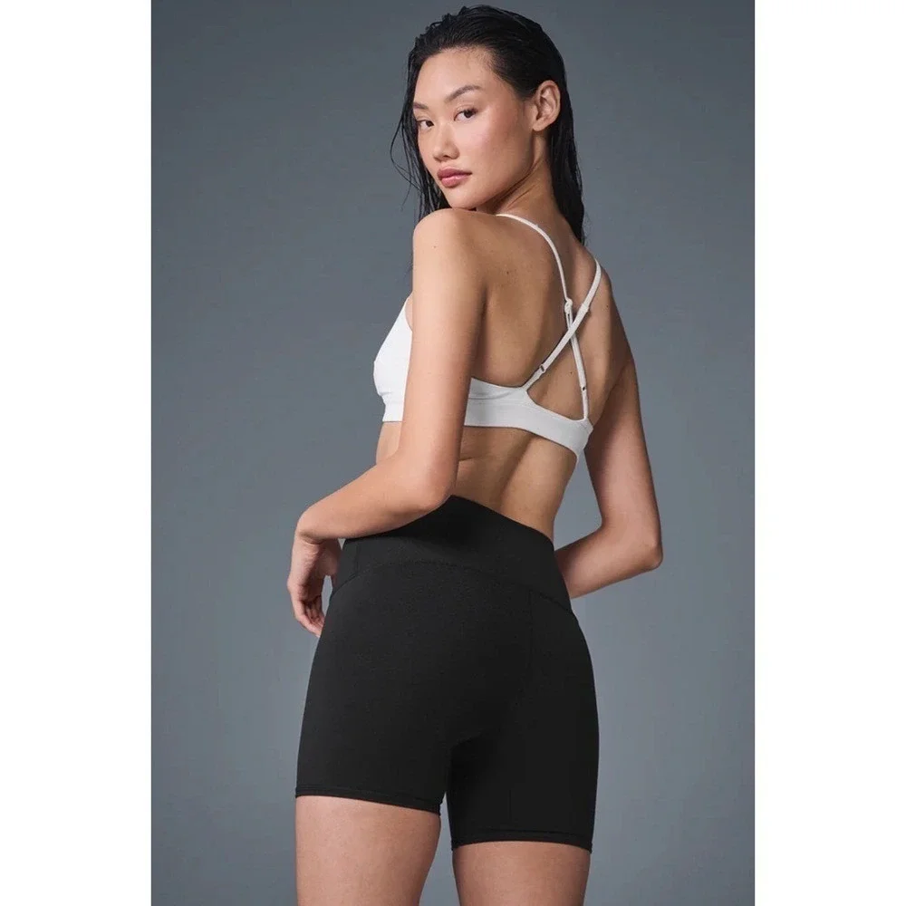 Alo Yoga Splendor Bra White/Black XS